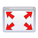 window, Fullscreen, expand WhiteSmoke icon