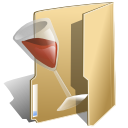wine, Folder DarkKhaki icon