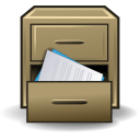 document, manager, Cabinet, paper, office, Drawer, File DarkKhaki icon