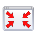Nofullscreen, window WhiteSmoke icon