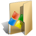 window, Folder BurlyWood icon