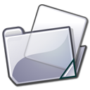 Folder, grey Lavender icon