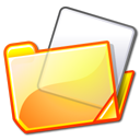 yellow, Folder Khaki icon