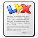 Lyx, mime WhiteSmoke icon