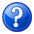 question mark, help DarkBlue icon