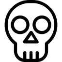 spooky, Dead, scary, horror, Bones, Terror Icon