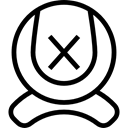 chatting, Computer, Chat, technology, video camera, Videocall Black icon