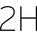 number, numbers, hour, two, shapes Black icon