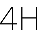 numbers, number, hour, Four, shapes Black icon