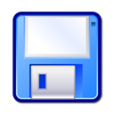 unmount, save, Floppy CornflowerBlue icon