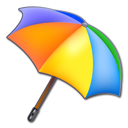 Colors, Umbrella Black icon