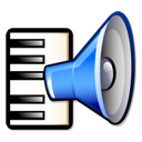 sound, Keyboard, Artsmidimanager, speaker, voice, music Black icon