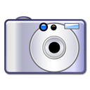 Camera, photography, unmount Silver icon