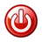 logout, Exit, quit, sign out DarkRed icon