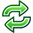 Reload, refresh, Page DarkGreen icon