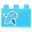 Social, social network, Sn, twitter, Lego Turquoise icon