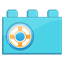 Designfloat, Lego MediumTurquoise icon