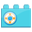 Lego, Designfloat MediumTurquoise icon