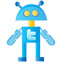 Sn, twitter, robot, twitterbot, social network, Social DodgerBlue icon