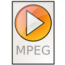 mpg, video, Mpeg, Audio Black icon