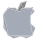 Apple, Logo, Small DarkGray icon