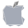 Apple, med, Logo Icon