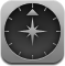 Browser, compass, navigate DarkSlateGray icon