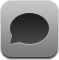 Message Gray icon