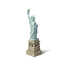 Liberty, tourism Black icon