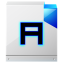 Text, File, paper, rich, document LightGray icon