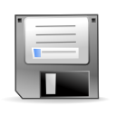 save, mount, Floppy DarkGray icon