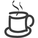 cup Black icon