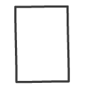 Rectangle Black icon