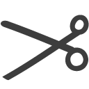 Sscissor Black icon