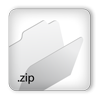 thumb, Zip WhiteSmoke icon
