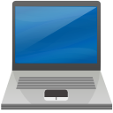 Computer, Laptop SteelBlue icon