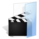 video, Folder Lavender icon
