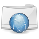 internet, Folder WhiteSmoke icon