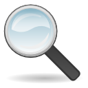 seek, search tool, Find, search, Gnome, zoom DarkSlateGray icon