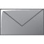 Letter, envelop, Message, Email, mail DarkGray icon