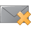 mail, Message, Letter, Del, delete, envelop, Email, remove Icon
