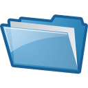 Folder, Blue, folderfilled CornflowerBlue icon