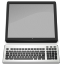 screen, Display, Computer, monitor DarkGray icon
