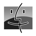 Finder Black icon