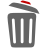 Trash, recycle bin DimGray icon