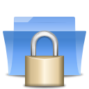 security, Folder, locked, Lock CornflowerBlue icon