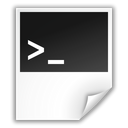 Shellscript Black icon