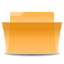 Orange, Folder SandyBrown icon
