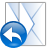 Letter, replylist, Email, Message, mail, envelop Lavender icon
