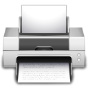 Print, printer Gainsboro icon